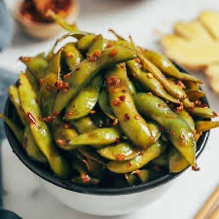Delicious Spicy Edamame