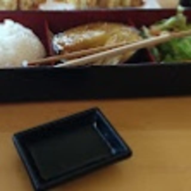 Vegetarian Combo Bento Box Lunch Special.