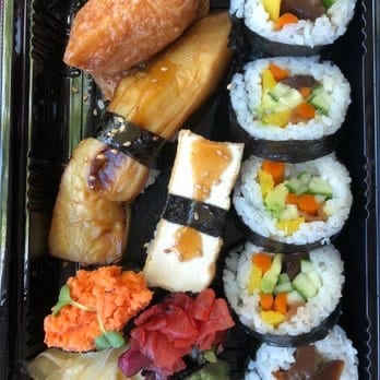 Veggie Sushi Combo.