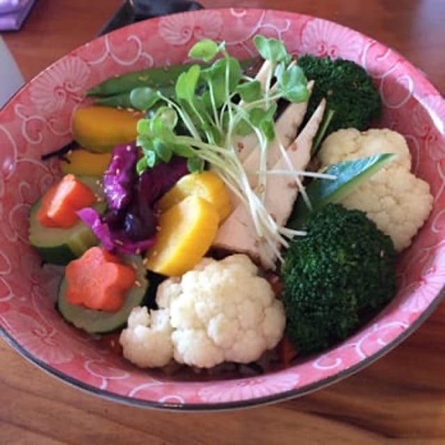 Veggie Chirashi Lunch Special.