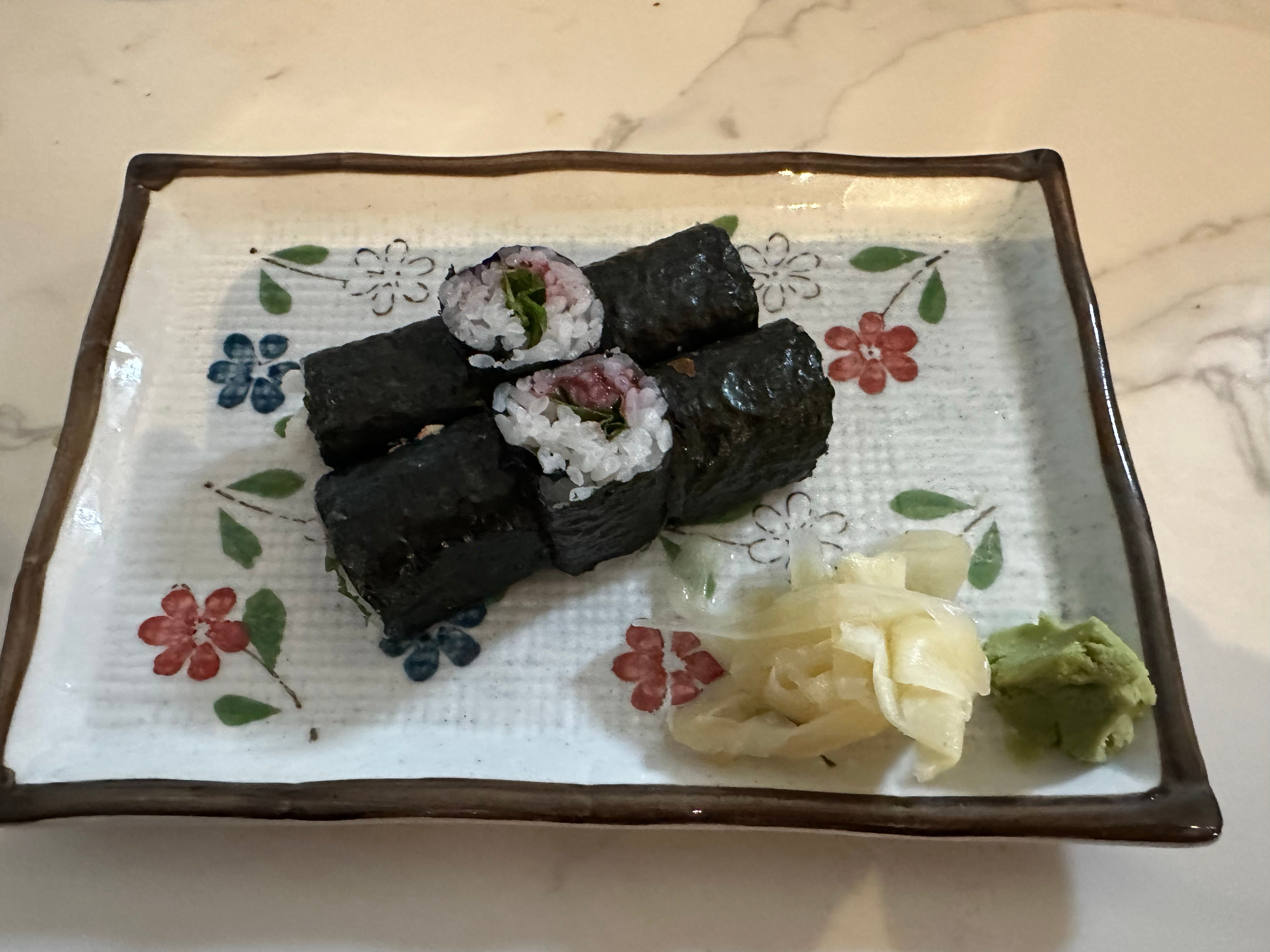 Plum & Shiso.