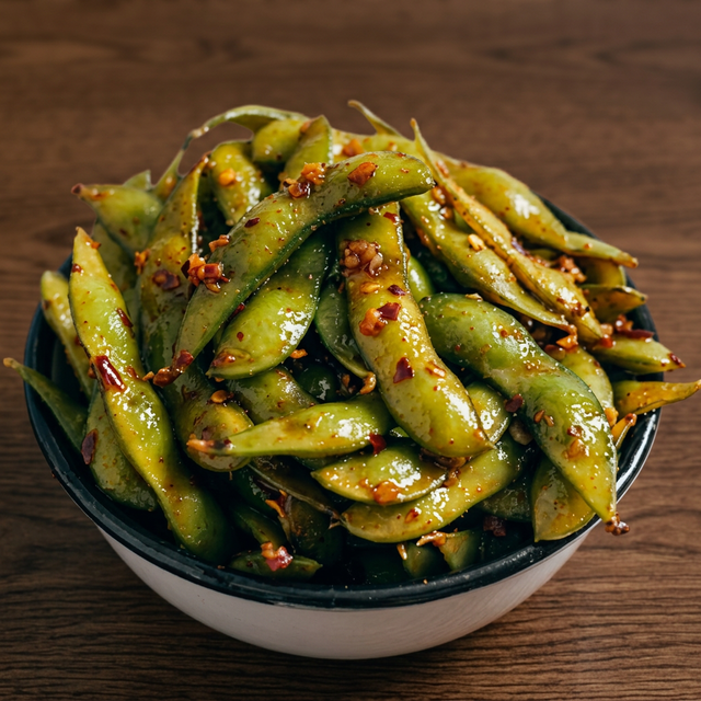 Spicy Edamame.