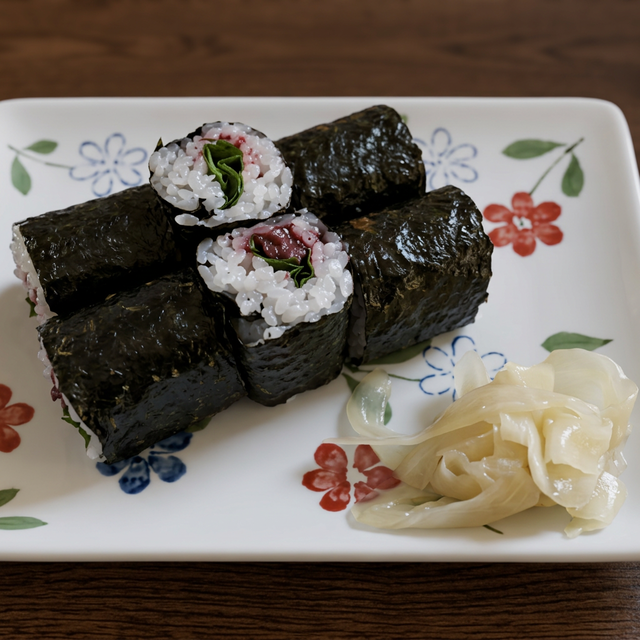 Plum & Shiso Roll.