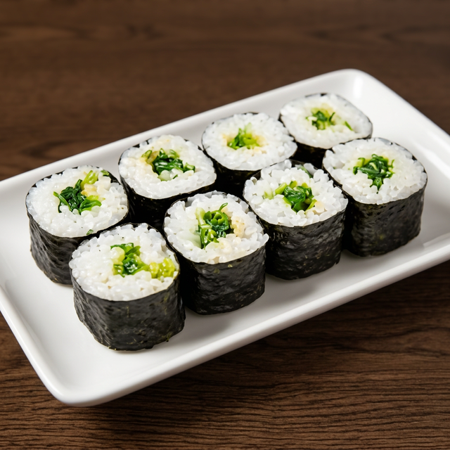 Spinach Maki Roll.