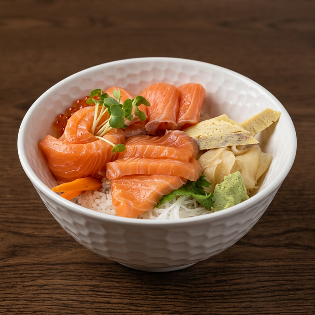 Sake Oyako Don Dinner.