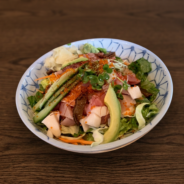 Sashimi Salad.