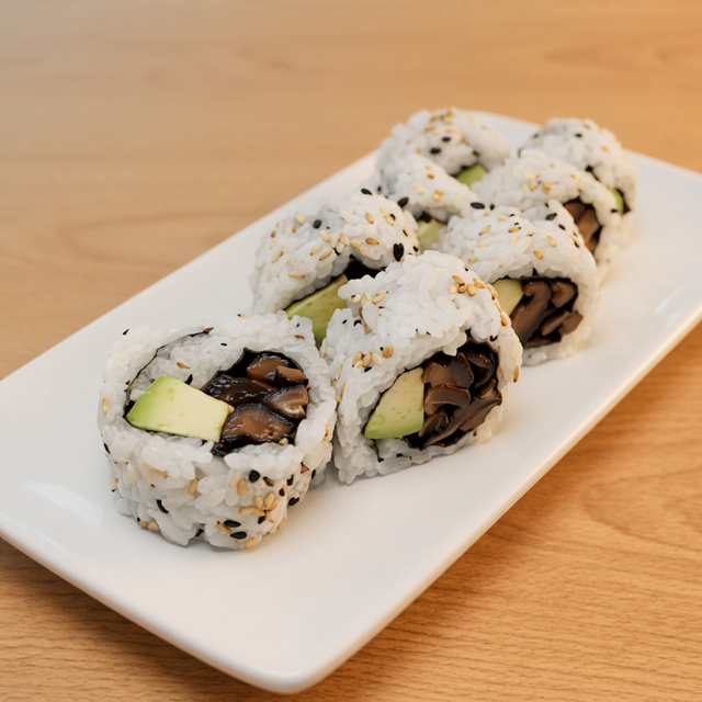 Avocado & Shiitake.