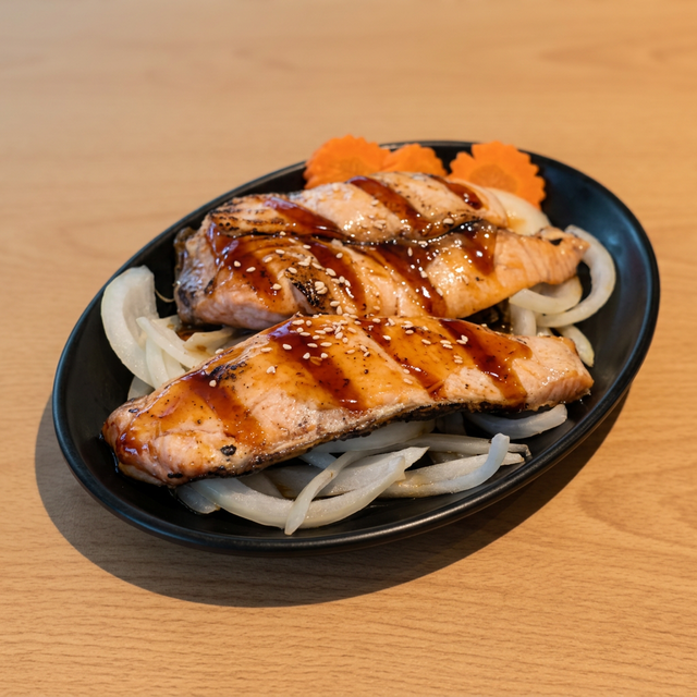 Salmon Teriyaki.