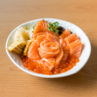 Sake Oyako Don Dinner