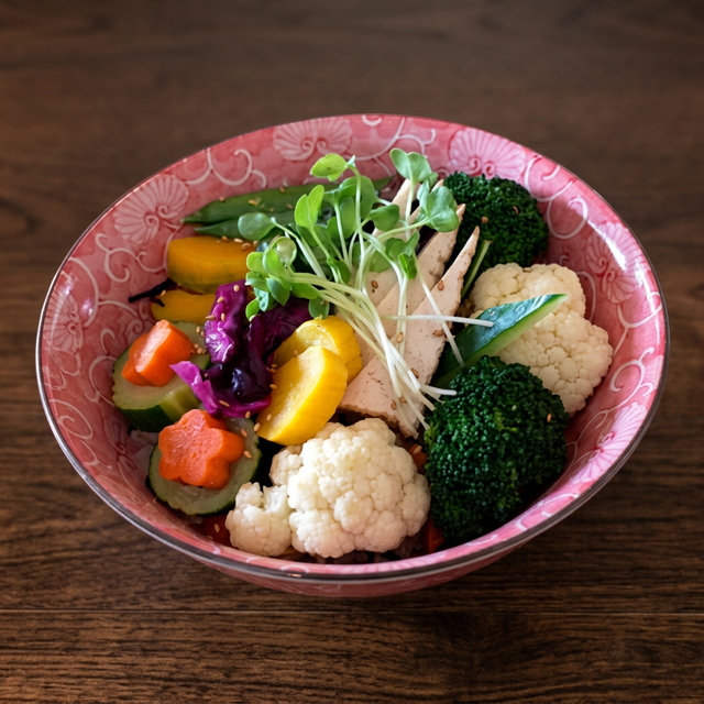 Veggie Chirashi Lunch Special.