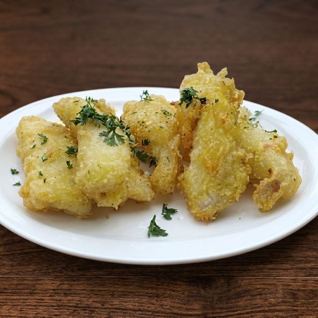 Black Cod Belly Tempura.