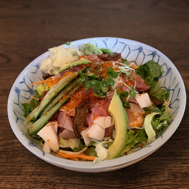 Sashimi Salad.