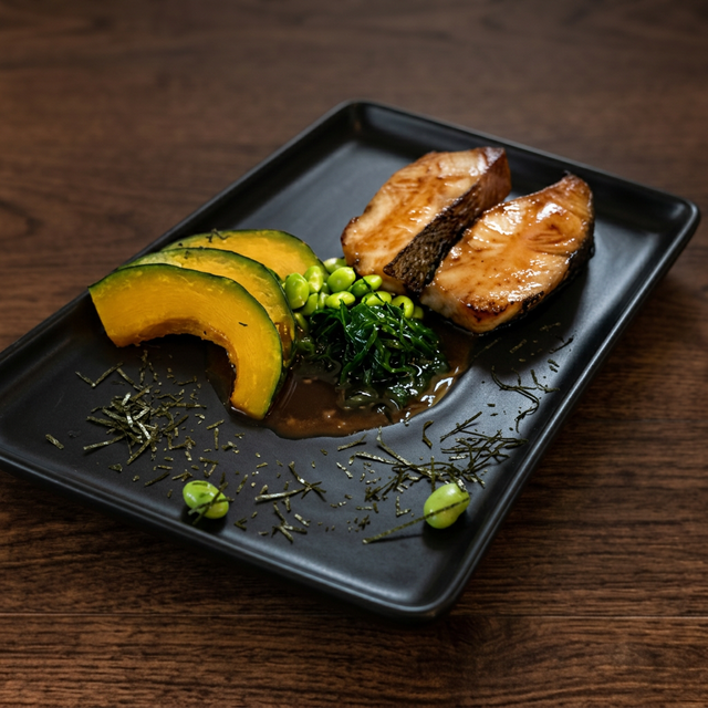 Miso Glazed Black Cod Dinner.