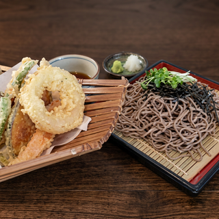 Vegetable Tempura Zaru Cold Noodles