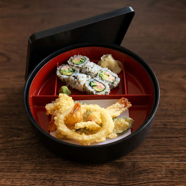 Tempura Combo Bento Box Lunch.