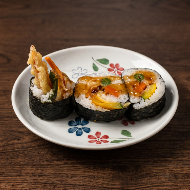 Vegetable Tempura Roll.