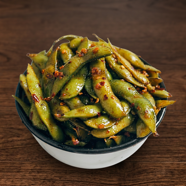 Spicy Edamame.