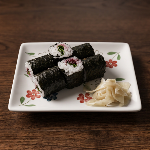Plum & Shiso Roll.