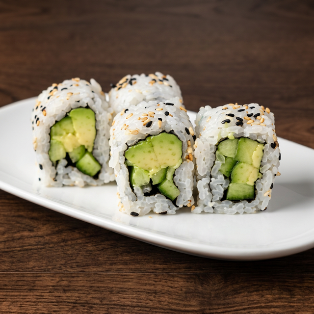 Avocado & Cucumber Roll.