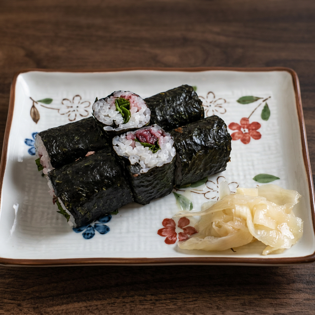 Plum & Shiso Roll.