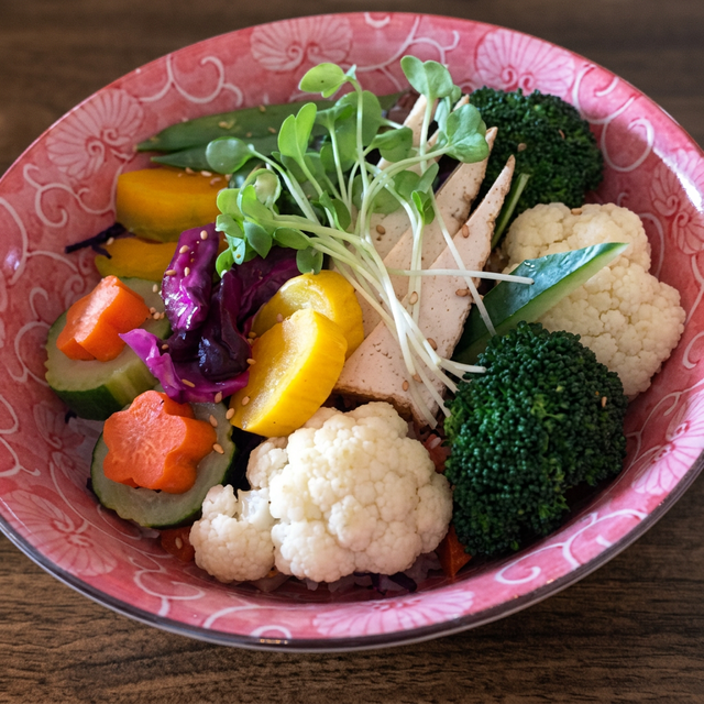 Veggie Chirashi Lunch Special.