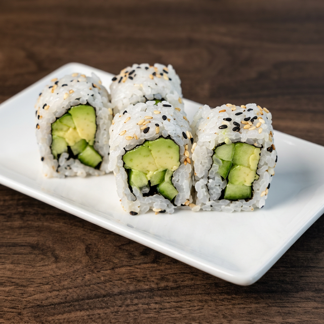 Avocado & Cucumber Roll.