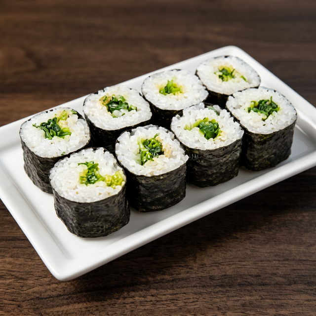 Spinach Maki Roll.