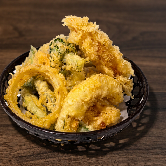 Combination Tempura Appetizer.
