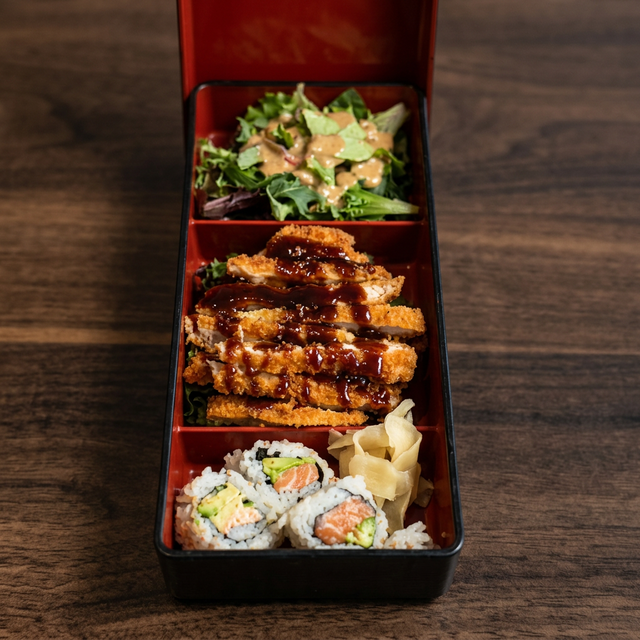 Katsu Bento Box Lunch.