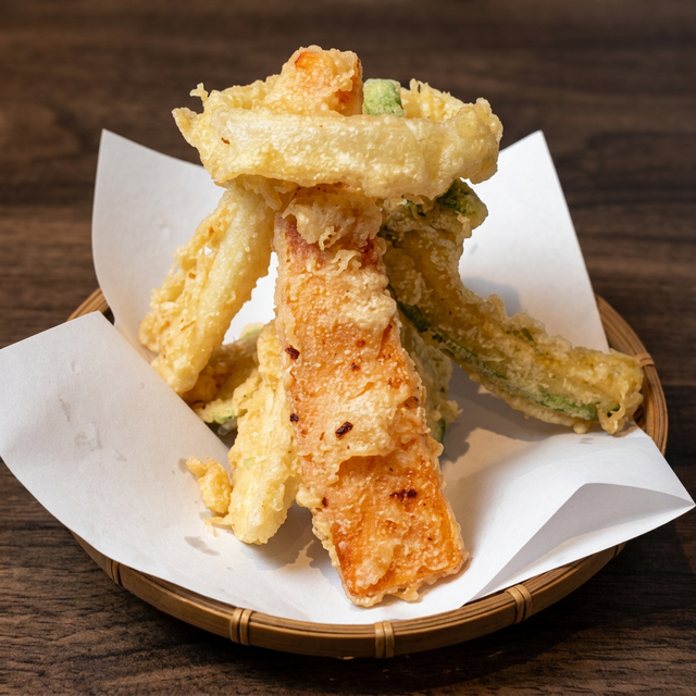Veggie Tempura Appetizer.
