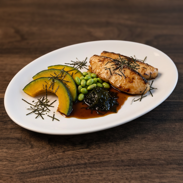 Miso Glazed Black Cod Dinner.