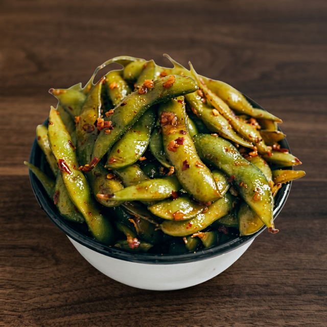 Spicy Edamame.